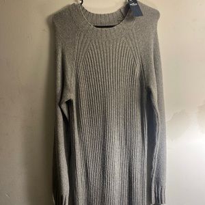 Hollister sweater dress, grey, large